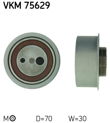 Tensioner Pulley, timing belt - VKM 75629 SKF